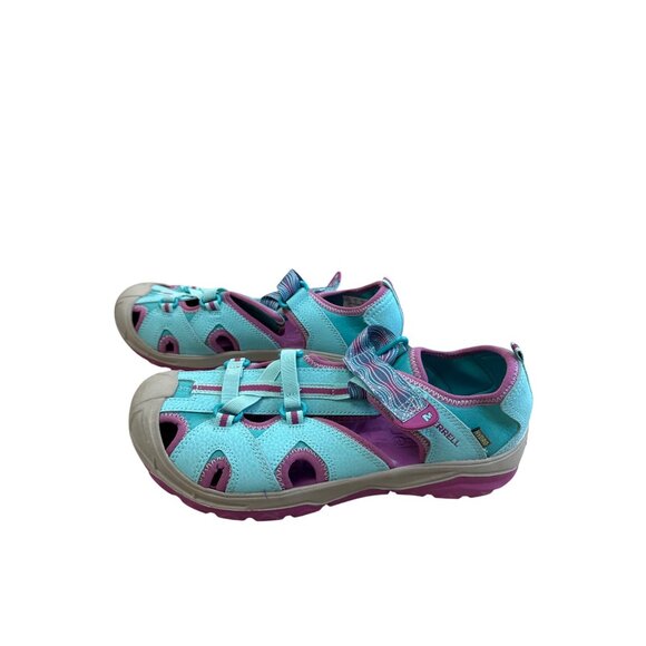 Merrell Hydro Womens Aqua Pink Hiking Water Sandals Size 6 SKU 8301 - Picture 3 of 13